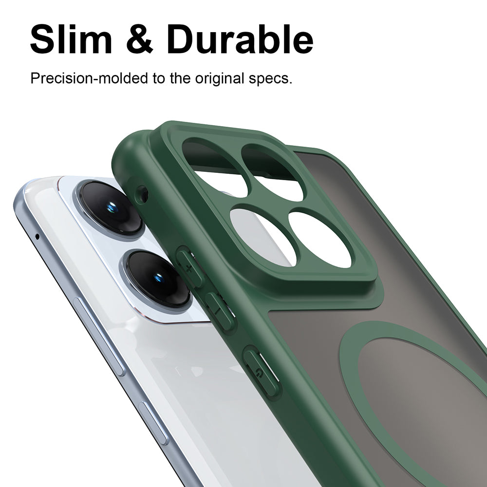 Husa pentru Motorola Edge 70 Fusion - Techsuit HaloFrost II MagSafe - Green