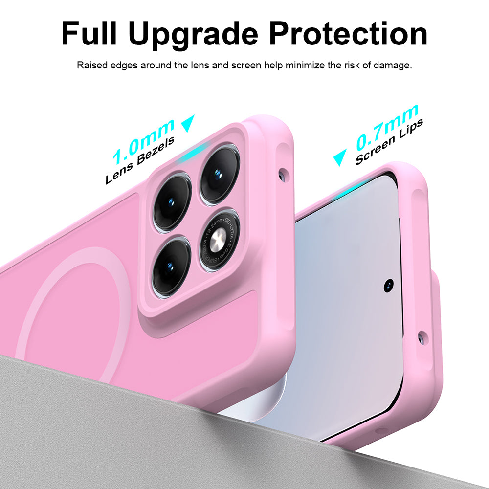 Husa pentru Motorola Edge 70 Fusion - Techsuit HaloFrost II MagSafe - Pink