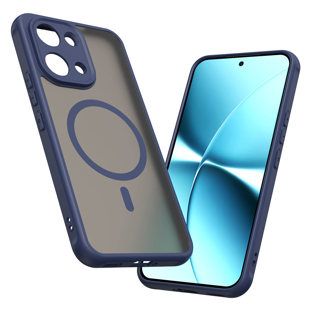 TechSuit Husa de protectie Techsuit HaloFrost II MagSafe compatibil cu Xiaomi Poco X8 Pro Max, Bleumarin – imagine 2