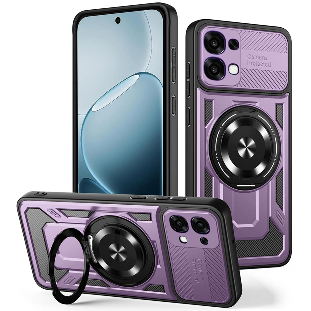 Husa pentru Oppo A6 Pro 4G / A6 Pro 5G - Techsuit RuggedCam - Purple