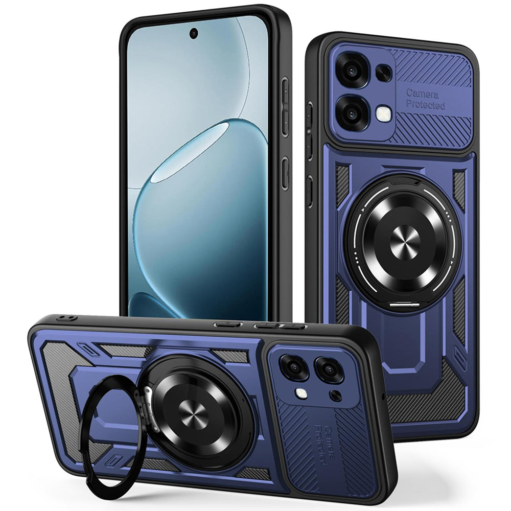 Husa pentru Oppo A6 Pro 4G / A6 Pro 5G - Techsuit RuggedCam - Blue
