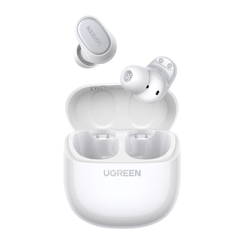 Ugreen Casti Ugreen Dots (75627), Bluetooth 6.0, Hi-Fi Sound, ENC Noise Reduction, HD Calls, IPX5, 500mAh, App, Alb