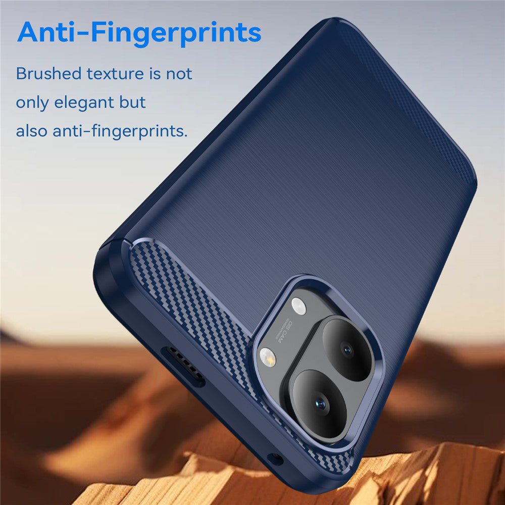TechSuit Husa de protectie Techsuit Carbon Silicone compatibil cu Xiaomi Poco X8 Pro Max, Albastru – imagine 4