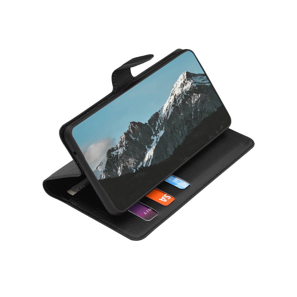 TechSuit Husa de protectie Techsuit Leather Folio compatibil cu OnePlus Nord CE5, Negru – imagine 2