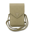 Guess Suport Guess Universal Wallet Grained Peony Triangle (GUCWB2PGPOTRE), Adjustable Strap, Eco-Leather, Two Layer, Be
