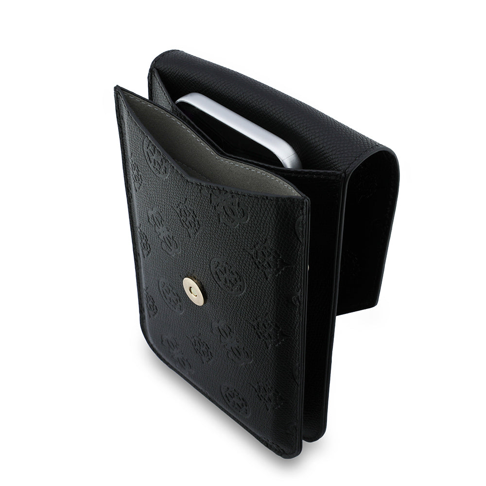 Guess Suport Guess Universal Wallet Grained Peony Triangle (GUCWB2PGPOTRK), Adjustable Strap, Eco-Leather, Two Layer, Ne