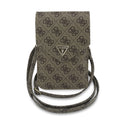 Guess Suport Guess Universal Wallet Triangle 4G (GUCWB2P4BLTRW), Adjustable Strap, Eco-Leather, Two Layer, Maro