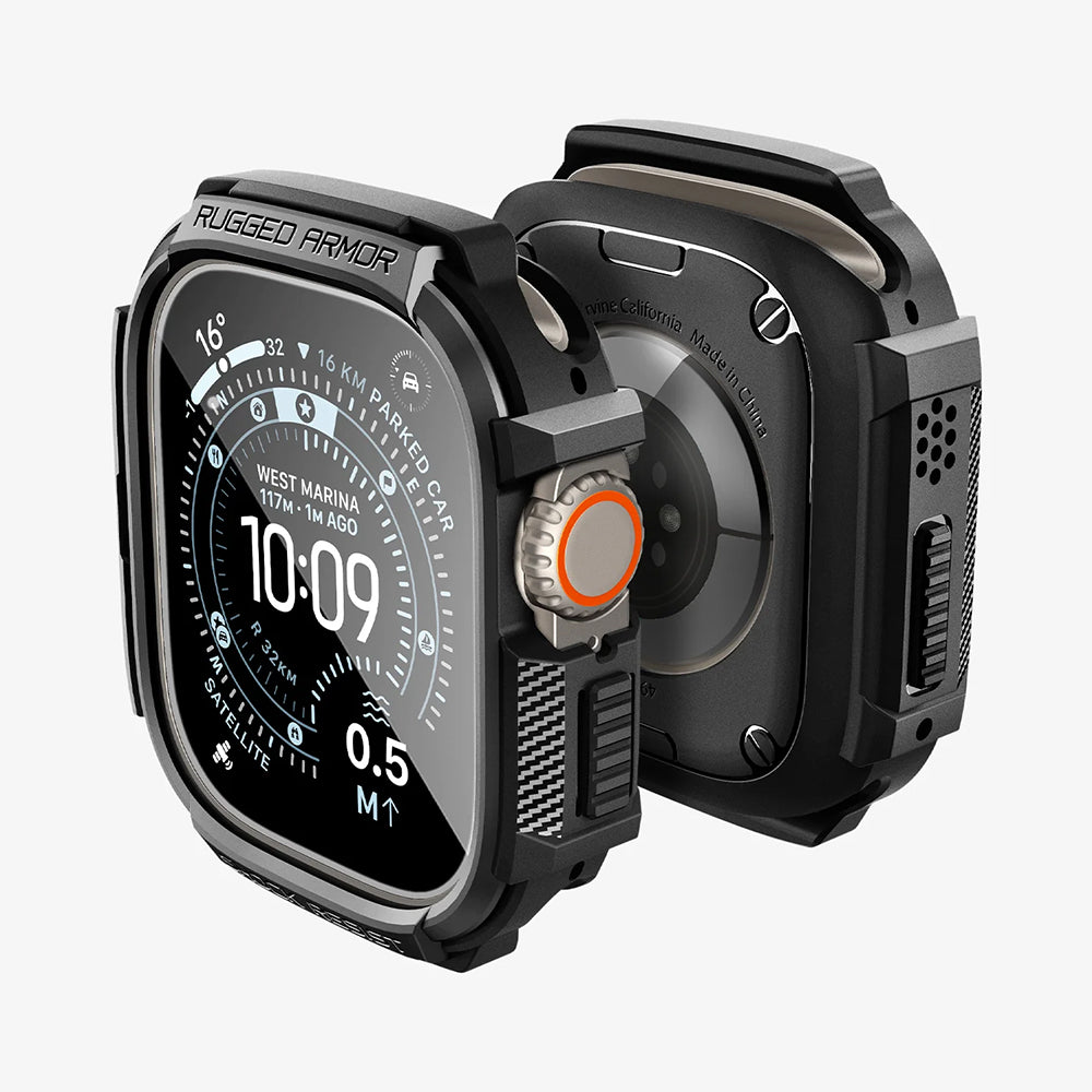 Folie de protectie smartwatch Apple Watch Ultra / Ultra 2 / Ultra 3, Negru
