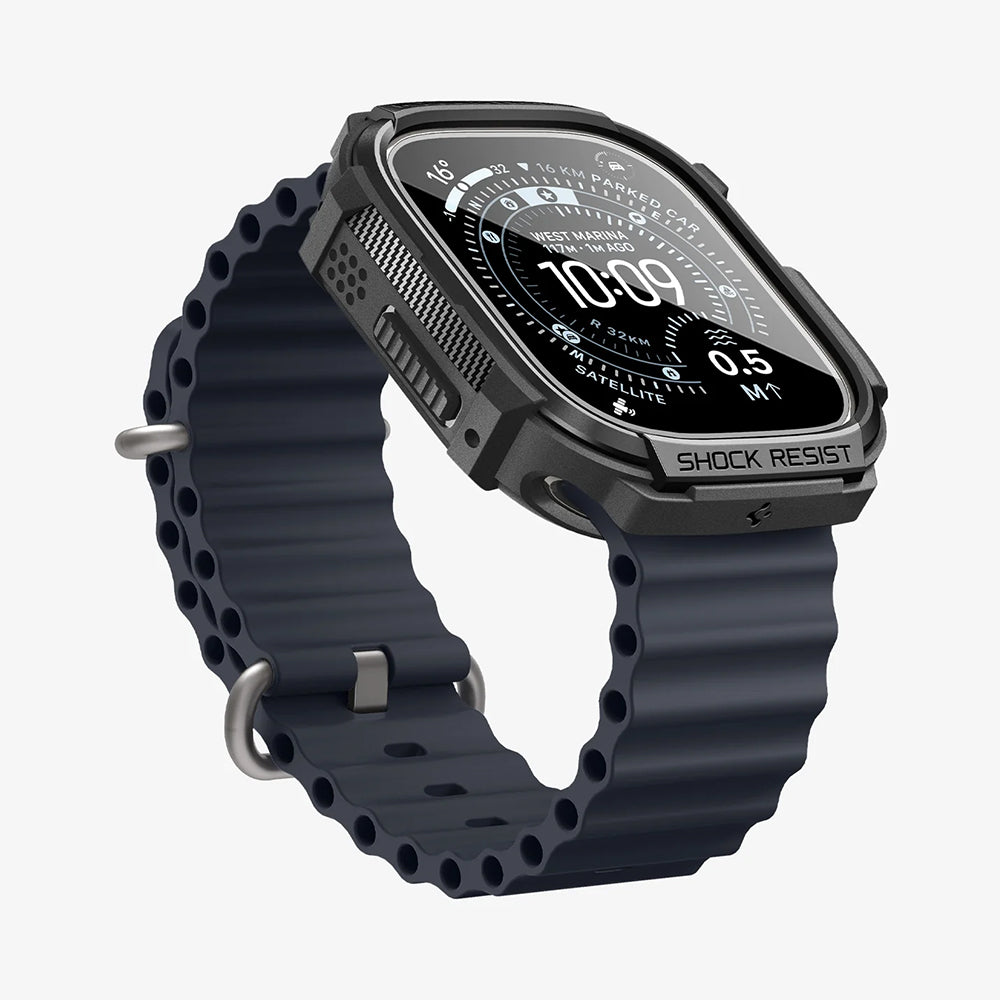 Folie de protectie smartwatch Apple Watch Ultra / Ultra 2 / Ultra 3, Negru