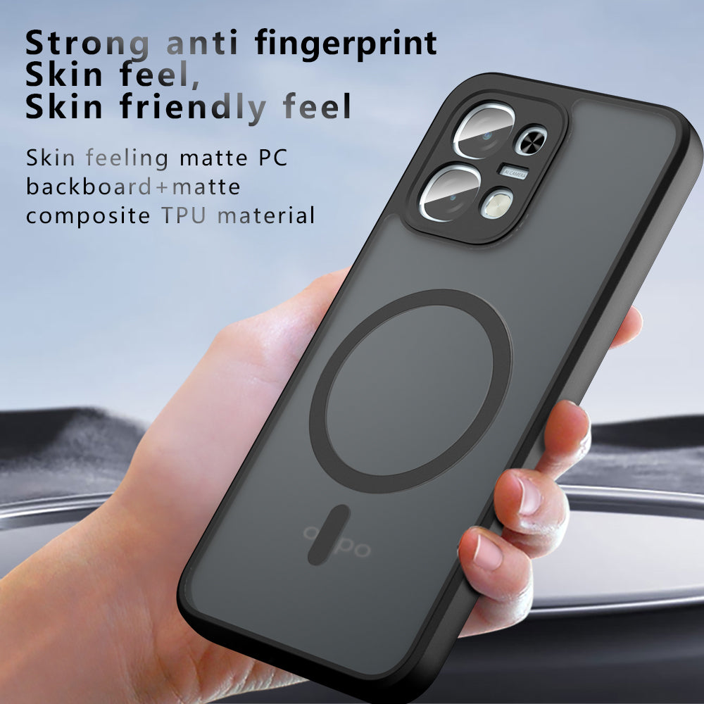 Husa de protectie Techsuit PureFrost MagSafe compatibil cu Oppo A6 Pro 4G / A6 Pro 5G, Negru Frost