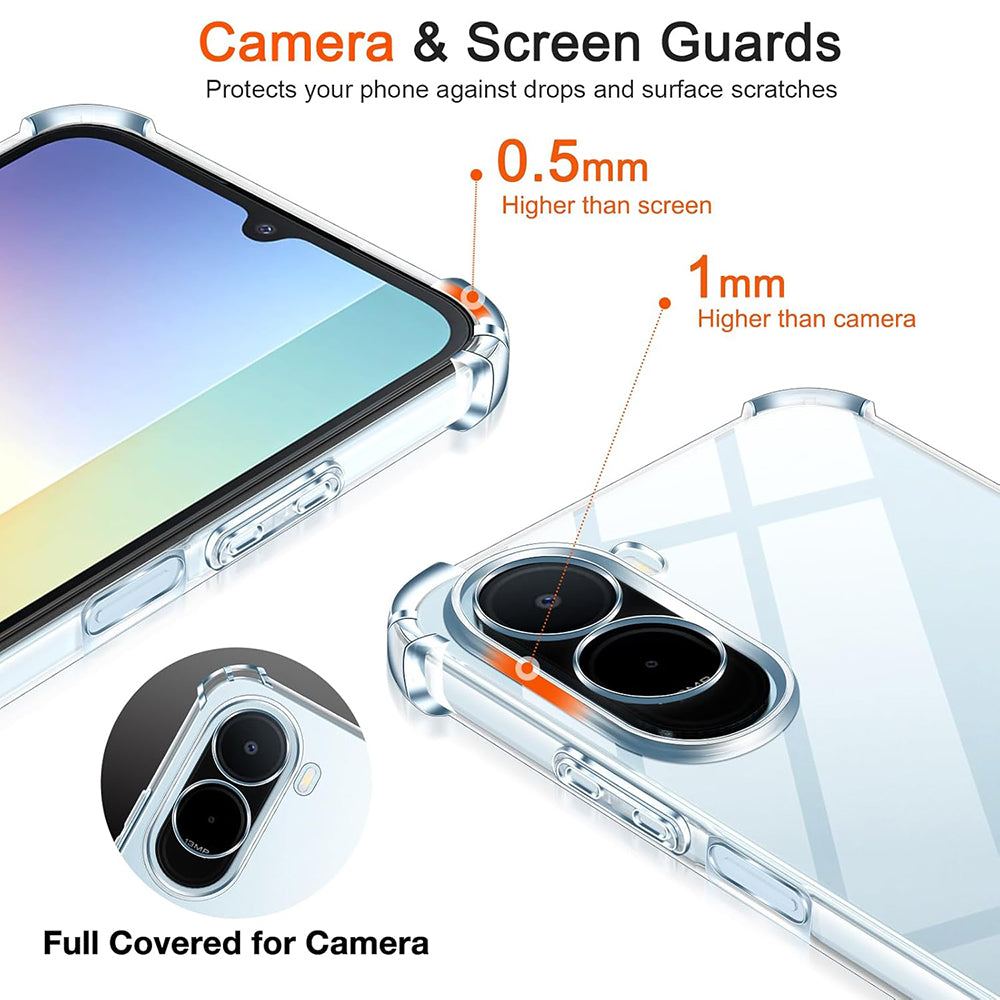 TechSuit Husa de protectie Techsuit Shockproof Clear Silicone compatibil cu Xiaomi Redmi A7 Pro 4G, Transparent – imagin