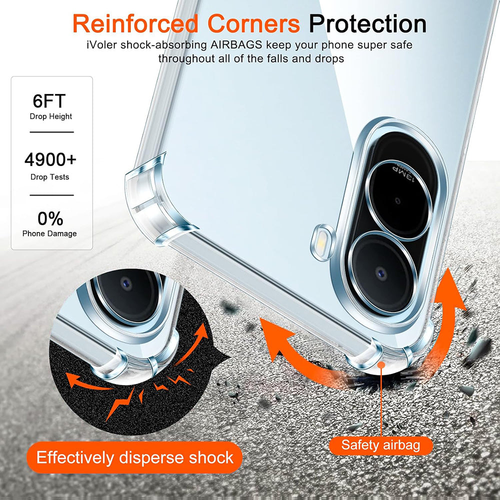 TechSuit Husa de protectie Techsuit Shockproof Clear Silicone compatibil cu Xiaomi Redmi A7 Pro 4G, Transparent – imagin