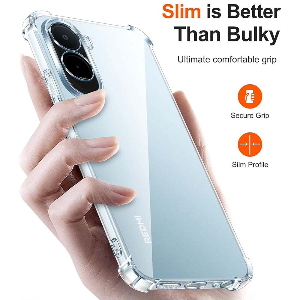 TechSuit Husa de protectie Techsuit Shockproof Clear Silicone compatibil cu Xiaomi Redmi A7 Pro 4G, Transparent – imagin