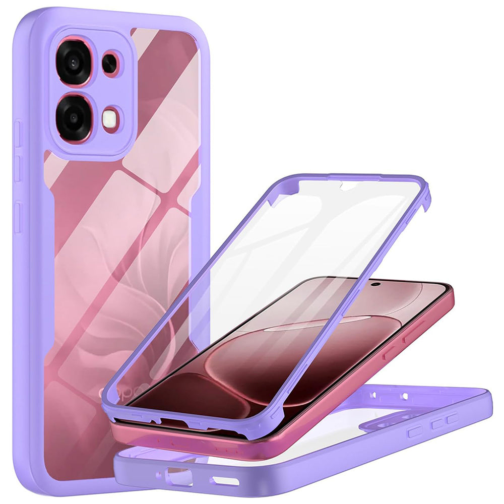 Husa de protectie Techsuit ColorVerse 360 Series compatibil cu Oppo A6 Pro 4G / A6 Pro 5G, Mov
