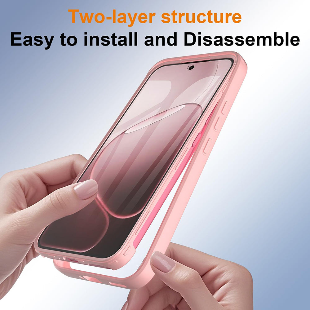 Husa de protectie Techsuit ColorVerse 360 Series compatibil cu Oppo A6 Pro 4G / Oppo A6 Pro 5G, Roz
