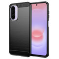 TechSuit Husa de protectie Techsuit Carbon Silicone compatibil cu Samsung Galaxy A27 5G, Negru