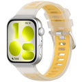Curea smartwatch Techsuit Huawei compatibil cu Fit 3 / Fit 4 / Fit 5, Galben