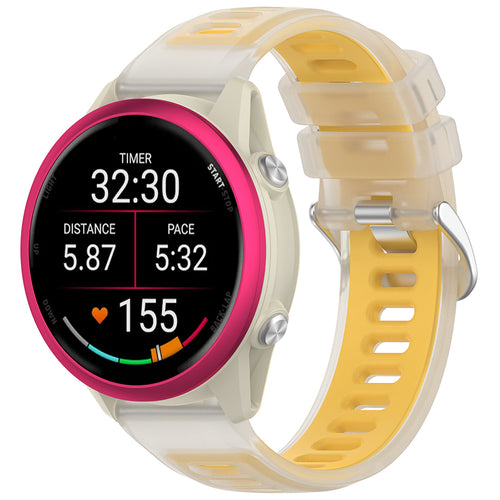 Curea smartwatch Techsuit compatibil cu Samsung Galaxy Watch / Watch 3 / Gear S3, Galben
