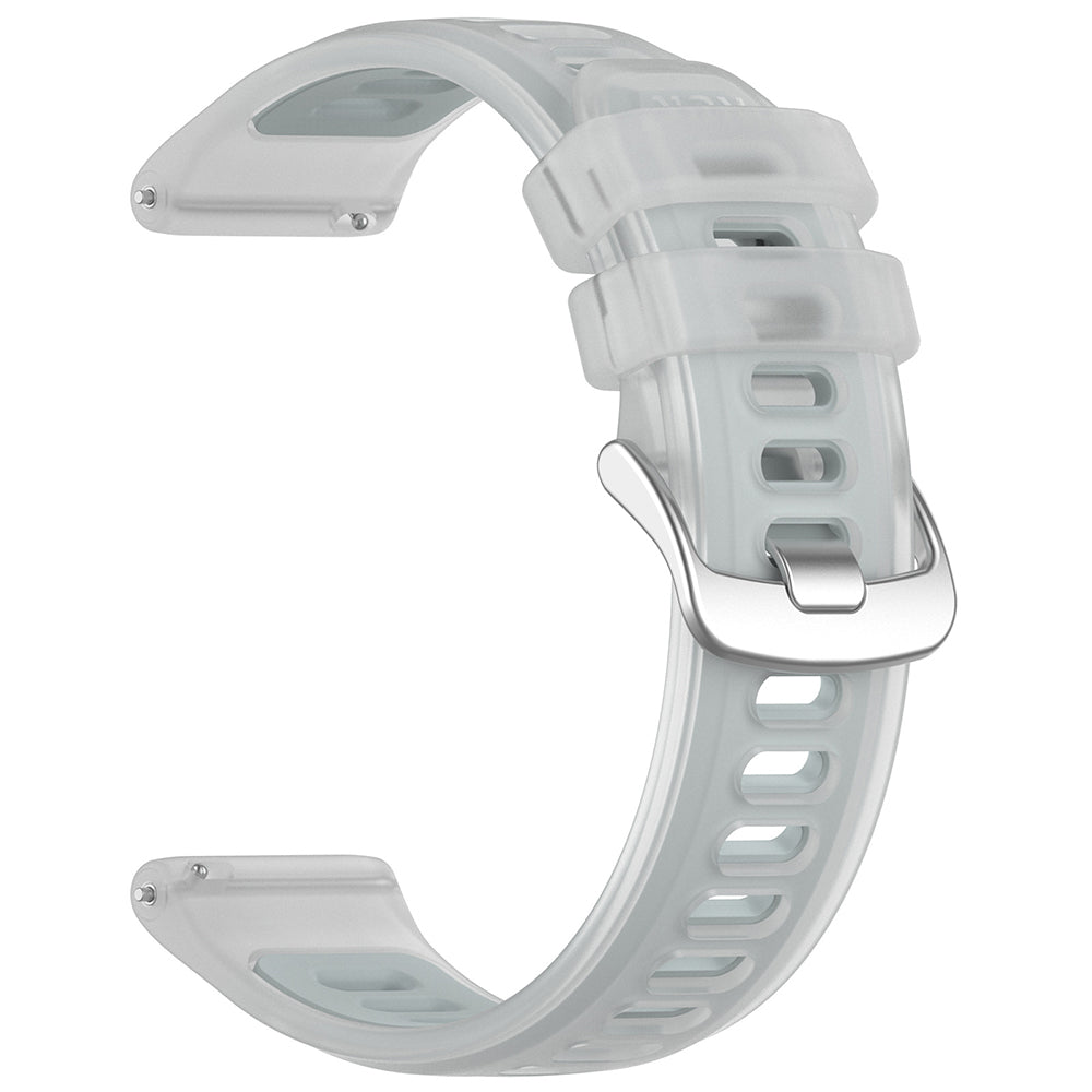 Curea smartwatch Techsuit compatibil cu Samsung Galaxy Watch4 / Watch5 / Watch Active 2, Alb