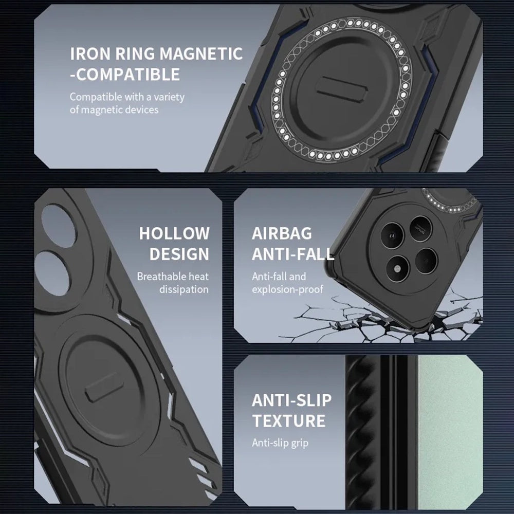 Husa de protectie Techsuit ArmorMag Case compatibil cu Honor 600 Pro, Negru