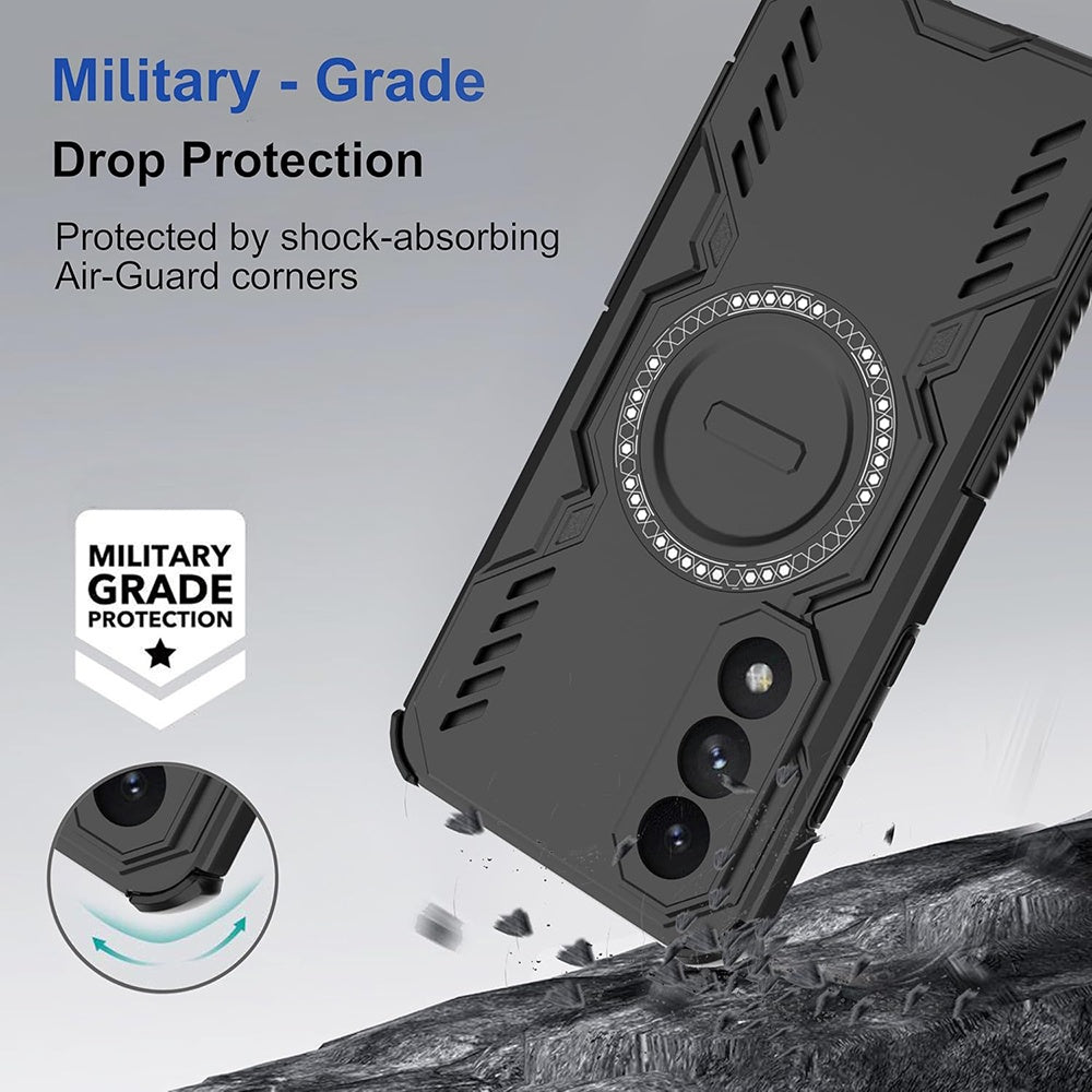 Husa de protectie Techsuit ArmorMag compatibil cu Samsung Galaxy A27 5G, Albastru