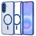 TechSuit Husa de protectie Techsuit Luxury Crystal MagSafe compatibil cu Samsung Galaxy A57 5G, Albastru Inchis