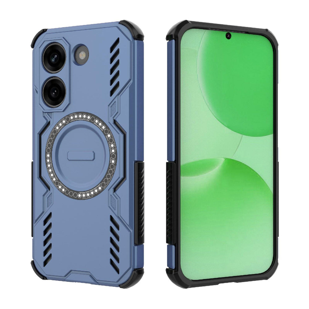 Husa de protectie Techsuit ArmorMag compatibil cu Xiaomi Poco X8 Pro, Albastru