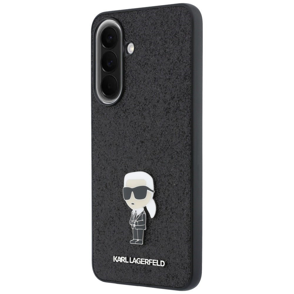 Husa de protectie Karl Lagerfeld Glitter compatibil cu Samsung Galaxy A37 5G, Kaki