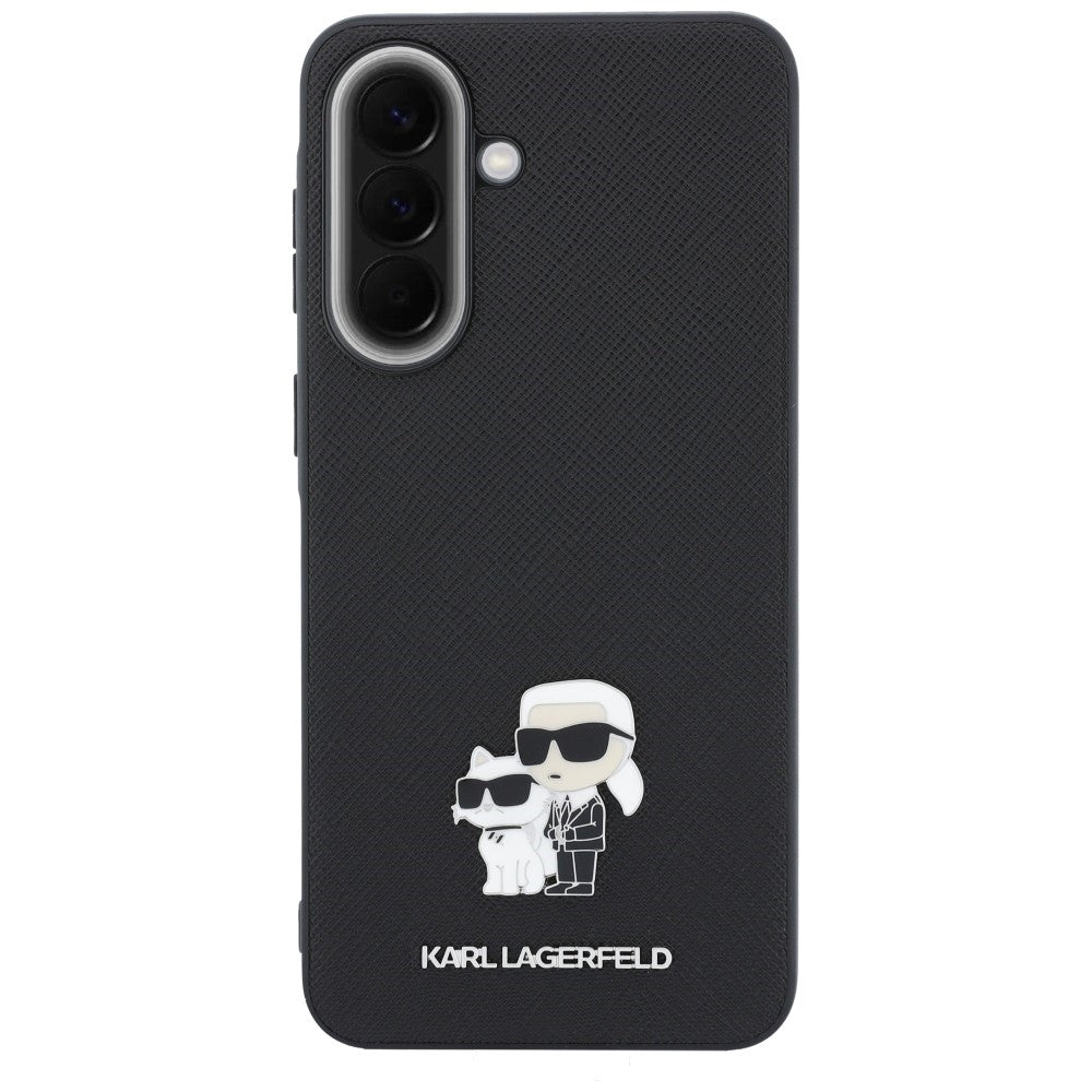 Husa de protectie Karl Lagerfeld Saffiano compatibil cu Samsung Galaxy A37 5G, Gri