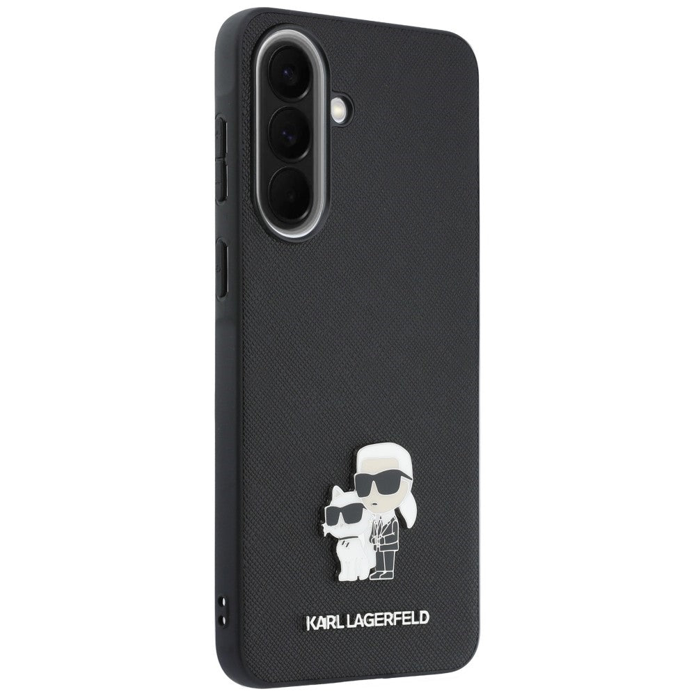 Husa de protectie Karl Lagerfeld Saffiano compatibil cu Samsung Galaxy A37 5G, Gri
