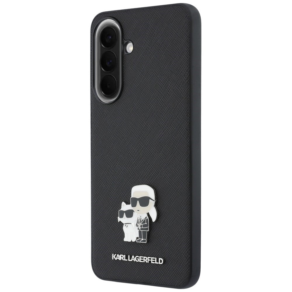Husa de protectie Karl Lagerfeld Saffiano compatibil cu Samsung Galaxy A37 5G, Gri