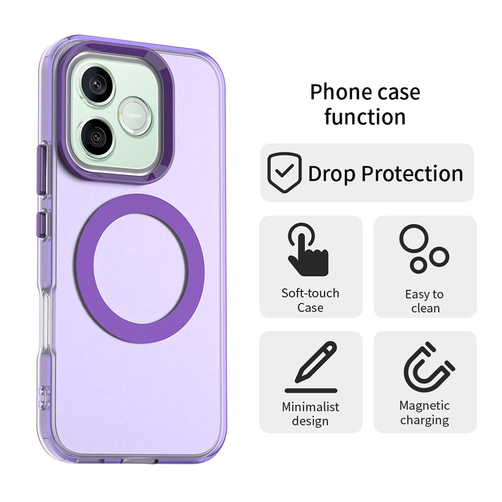 Husa pentru Honor 600 Lite - Techsuit CandyCase MagSafe - Purple