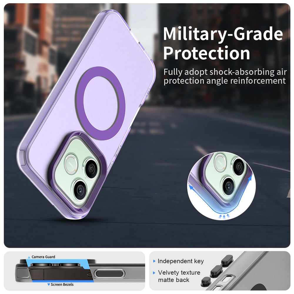 Husa pentru Honor 600 Lite - Techsuit CandyCase MagSafe - Purple