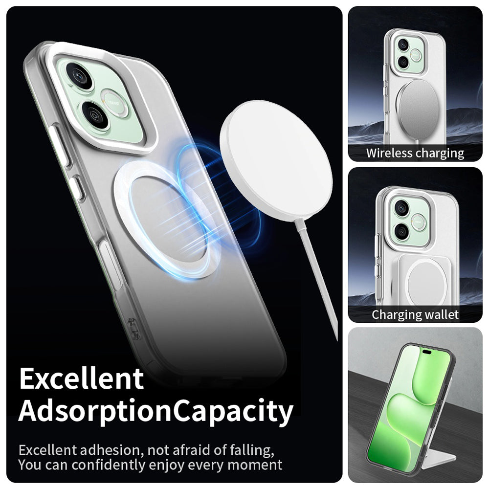 Husa pentru Honor 600 Lite - Techsuit CandyCase MagSafe - White