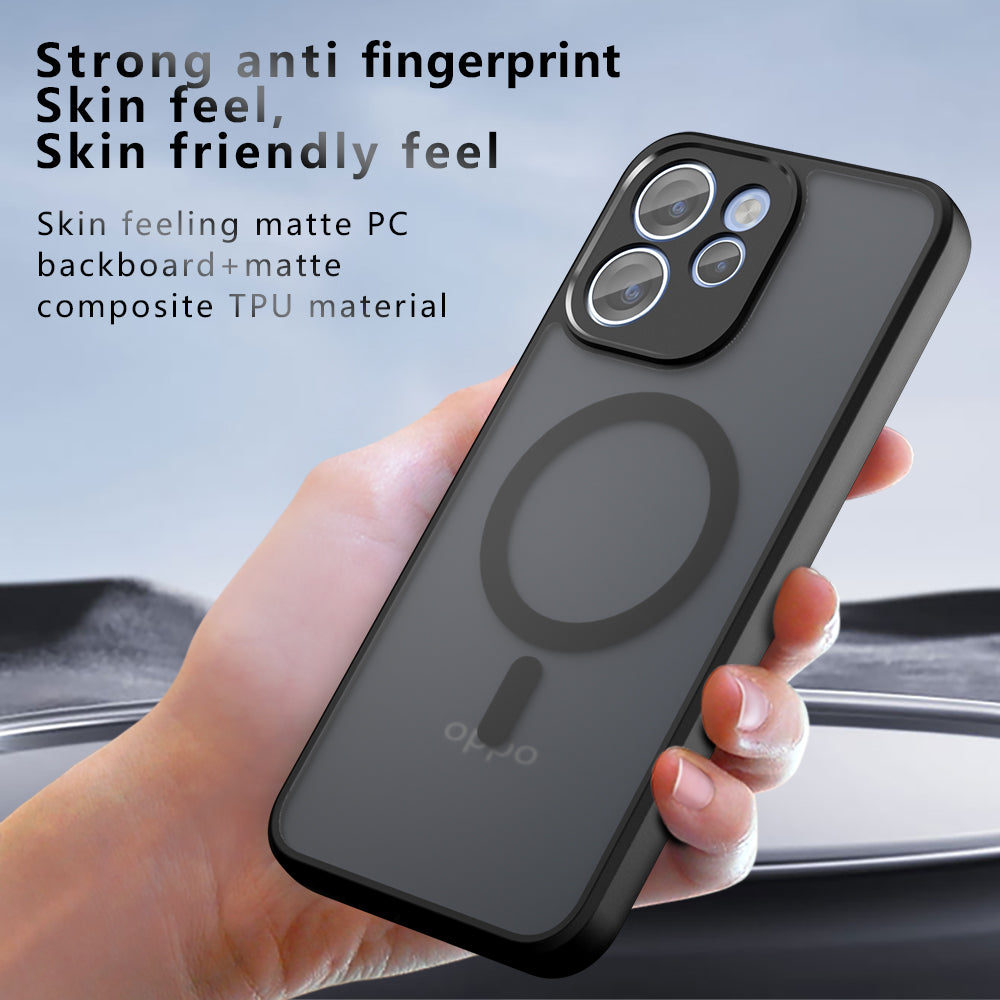 Husa de protectie Techsuit PureFrost MagSafe compatibil cu Oppo Reno15 F / Reno15 FS 5G, Negru Frost
