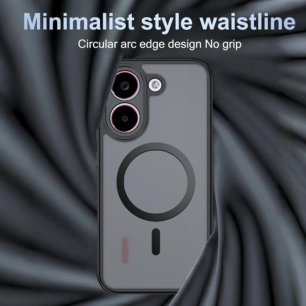 Husa de protectie Techsuit PureFrost MagSafe compatibil cu Xiaomi Poco X8 Pro, Negru