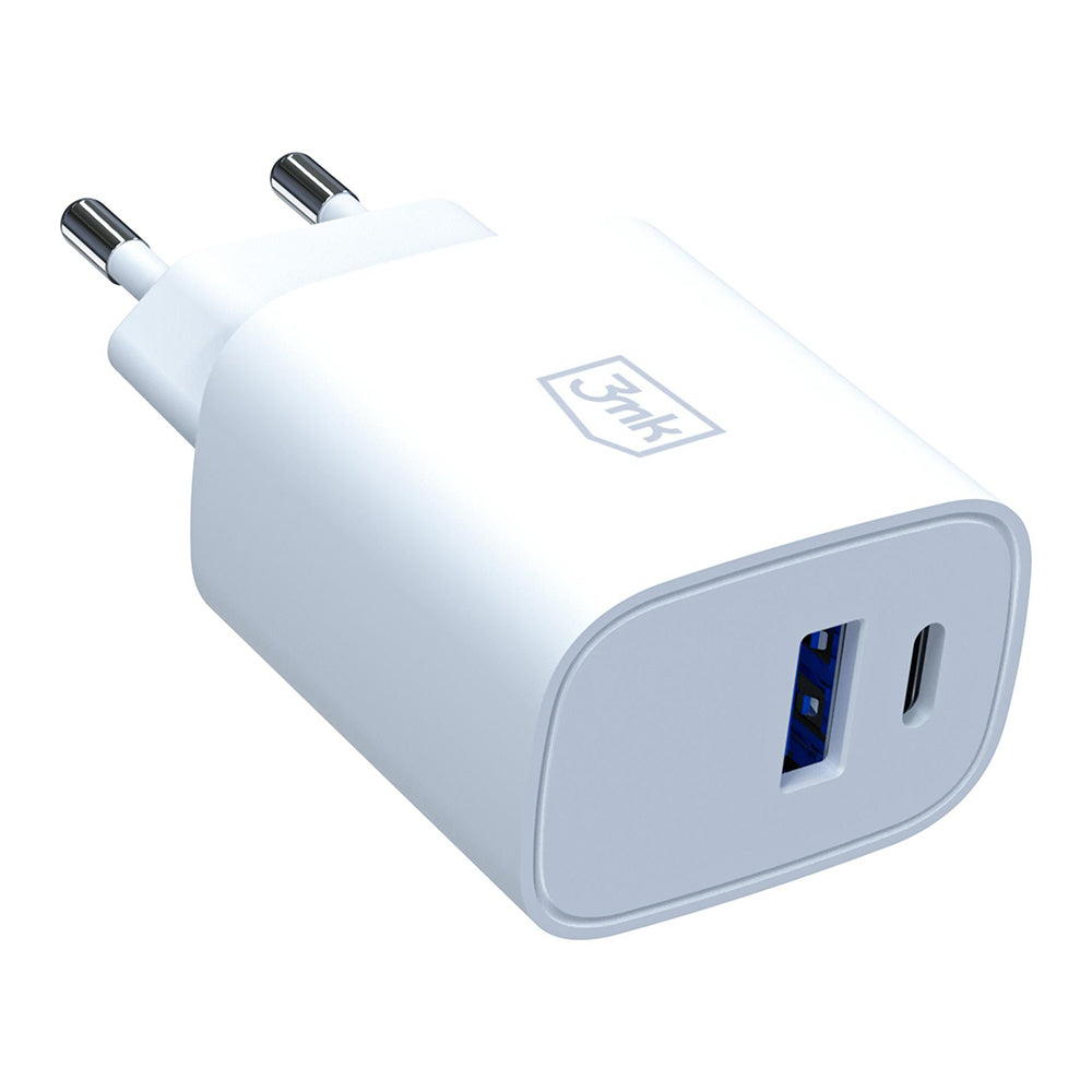 Incarcator 3mk, USB / Type-C, 30W, PD 3.0, QC4, Alb