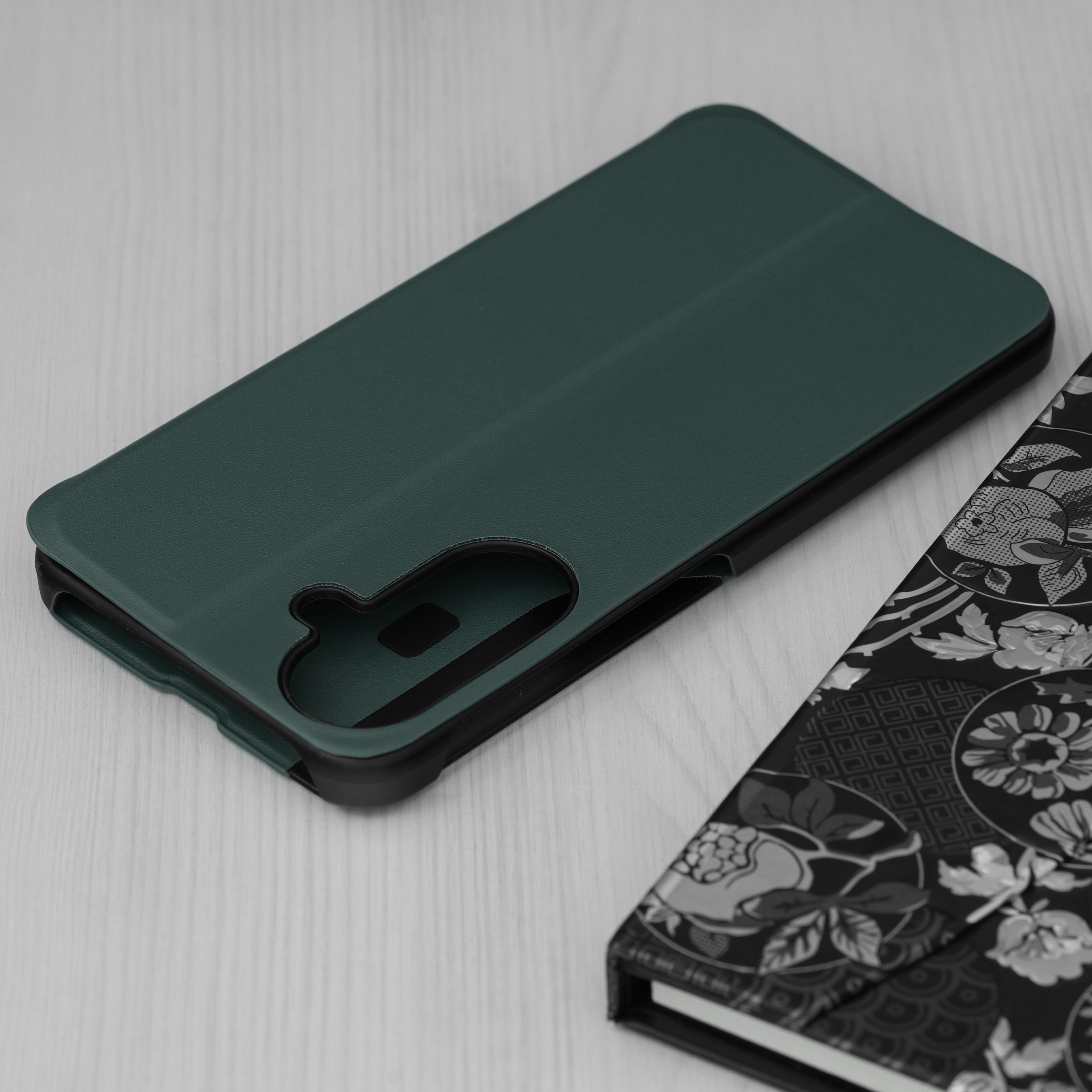 TechSuit Husa de protectie Techsuit eFold Series compatibil cu Samsung Galaxy A27 5G, Verde Inchis – imagine 2