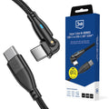 Cablu 3mk Hyper N-Series, USB-C, 100W, 1m, Negru