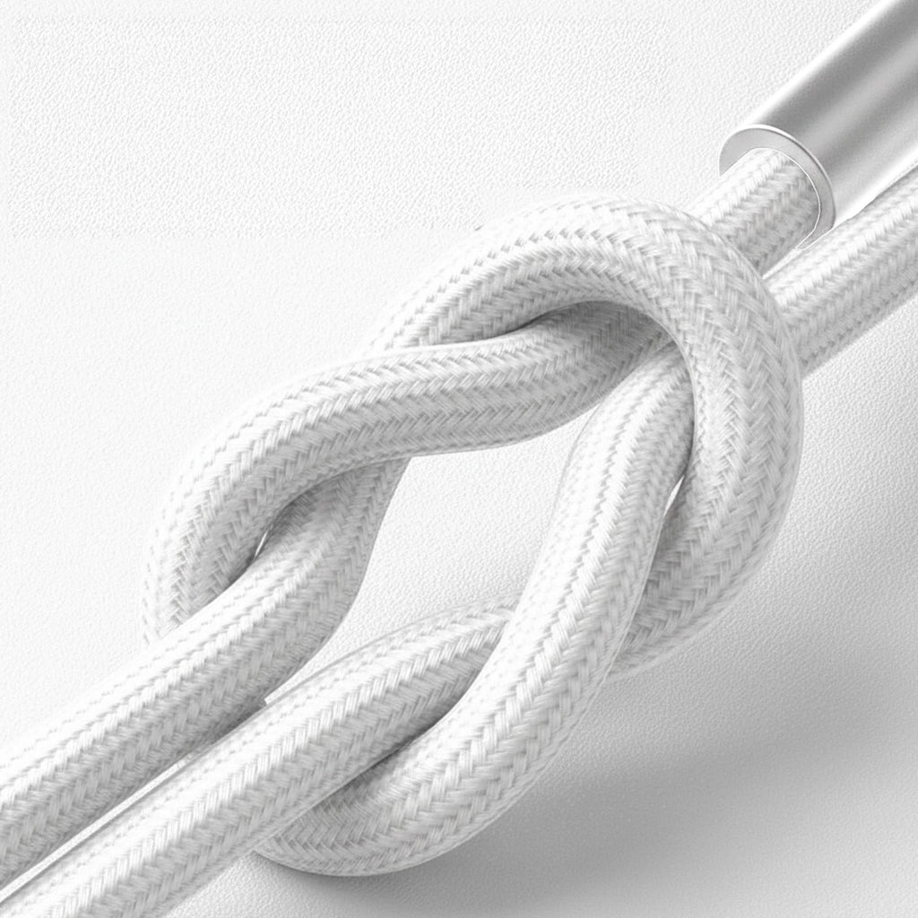 Cablu 3mk Hyper N-Series, USB-C la Lightning, 27W, 1m, Alb