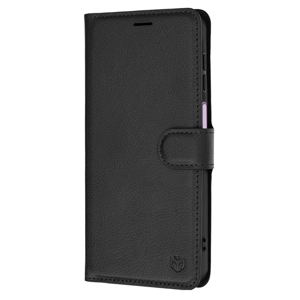 TechSuit Husa de protectie Techsuit Leather Folio compatibil cu Samsung Galaxy A27 5G, Negru – imagine 4