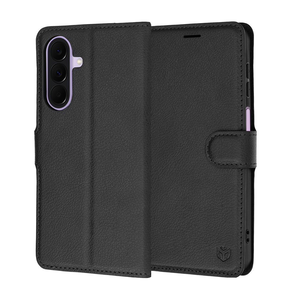 TechSuit Husa de protectie Techsuit Leather Folio compatibil cu Samsung Galaxy A27 5G, Negru