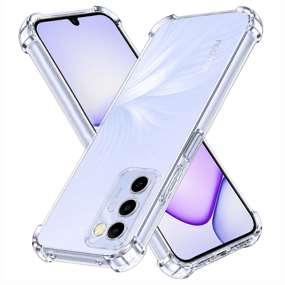 TechSuit Husa de protectie Techsuit Shockproof Clear Silicone compatibil cu Realme C100 5G, Transparent