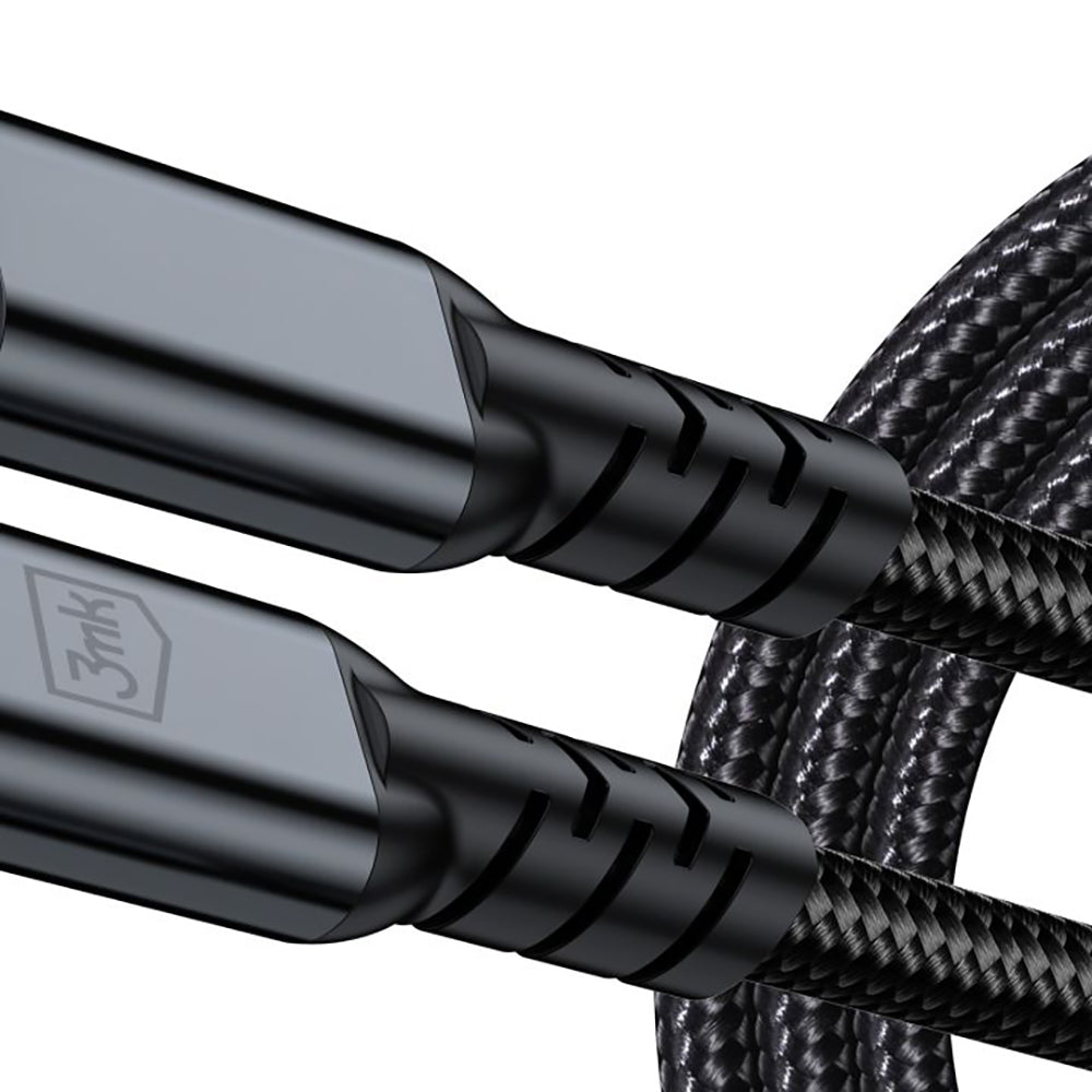 Cablu 3mk Hyper N-Series, Thunderbolt 4, 240W, 2m, Negru