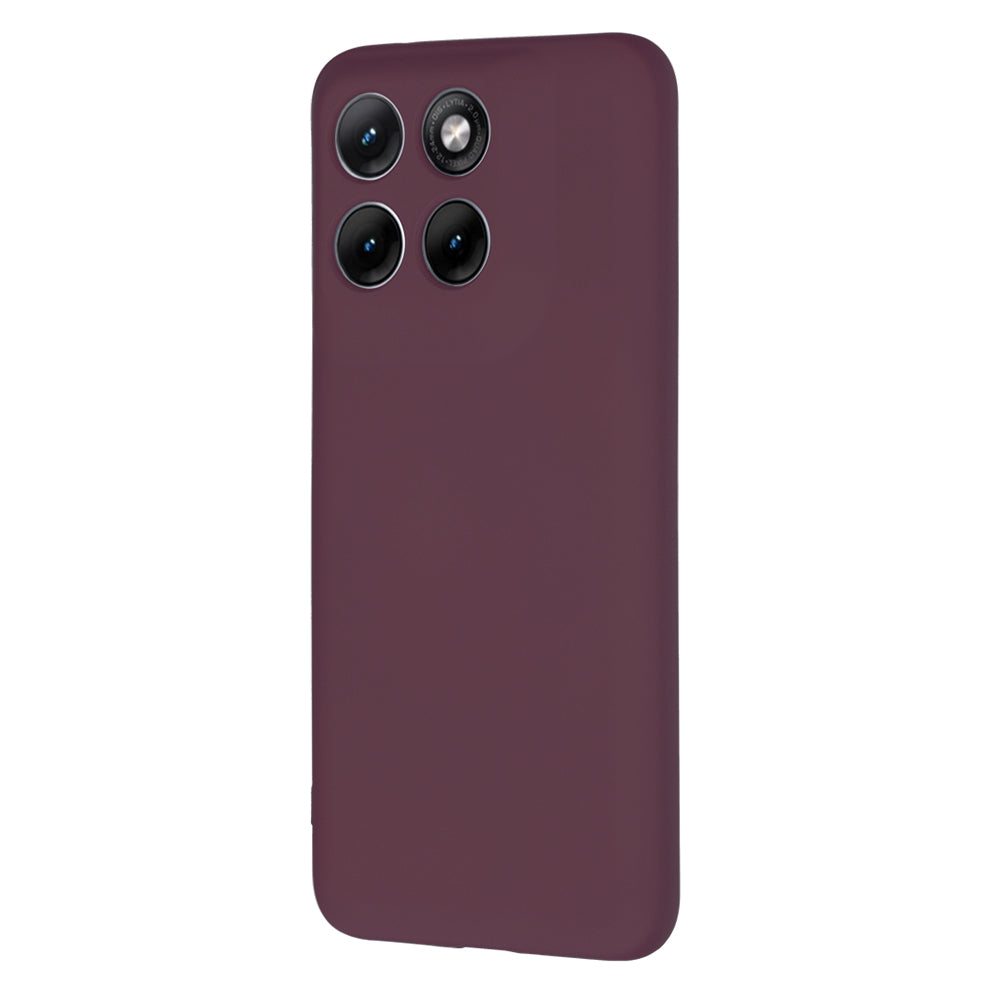 TechSuit Husa de protectie Techsuit SoftFlex compatibil cu Motorola Edge 70 Fusion, Plum Red – imagine 3