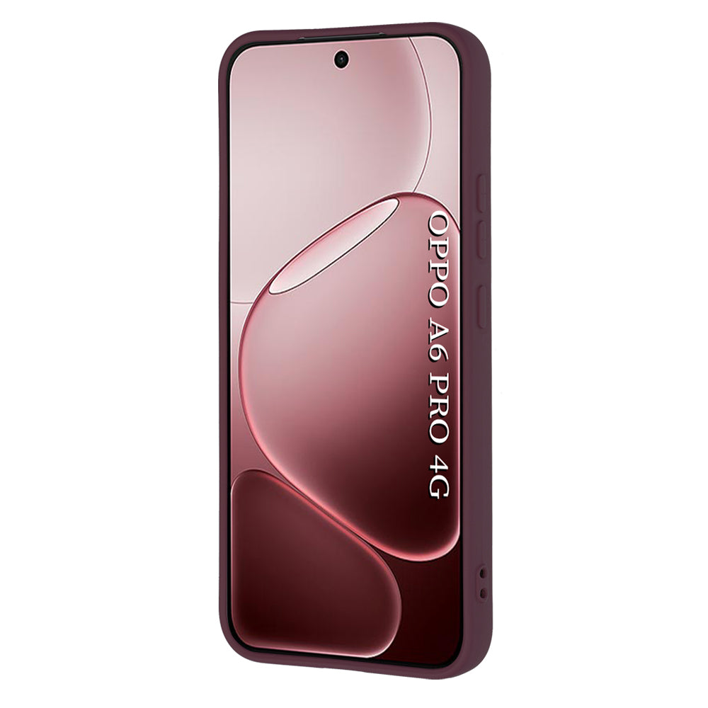 TechSuit Husa de protectie Techsuit SoftFlex compatibil cu Oppo A6 Pro 4G / A6 Pro 5G, Plum Red – imagine 2