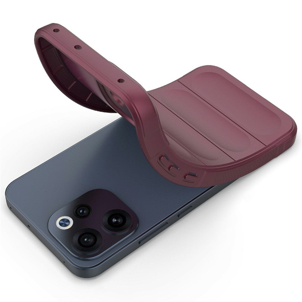 Husa de protectie Techsuit Magic Shield compatibil cu Oppo Reno15 F / Reno15 FS 5G, Bordeaux