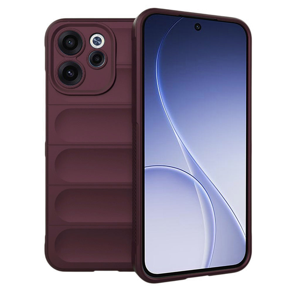 Husa de protectie Techsuit Magic Shield compatibil cu Oppo Reno15 F / Reno15 FS 5G, Bordeaux