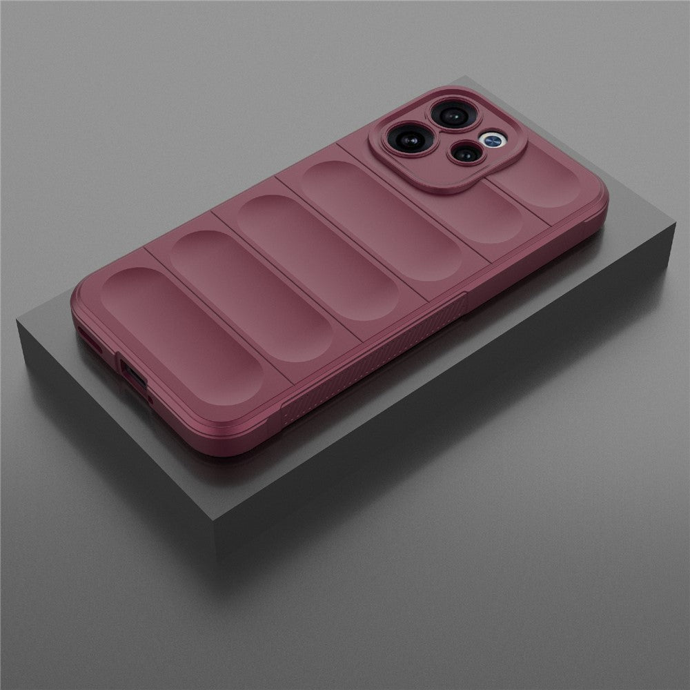 Husa de protectie Techsuit Magic Shield compatibil cu Oppo Reno15 F / Reno15 FS 5G, Bordeaux