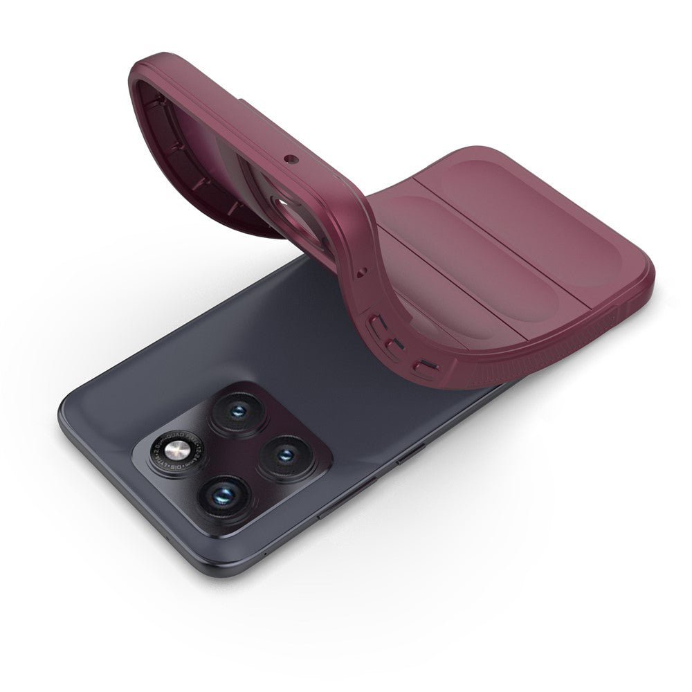 Husa pentru Motorola Edge 70 Fusion - Techsuit Magic Shield - Bordeaux